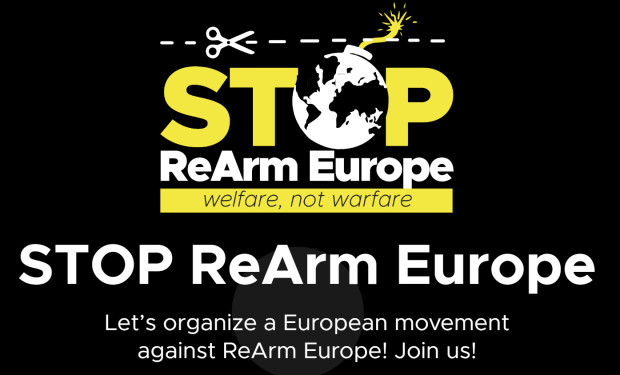 Stop Rearm Europe: il 10 maggio a Roma la mobilitazione contro il riarmo!